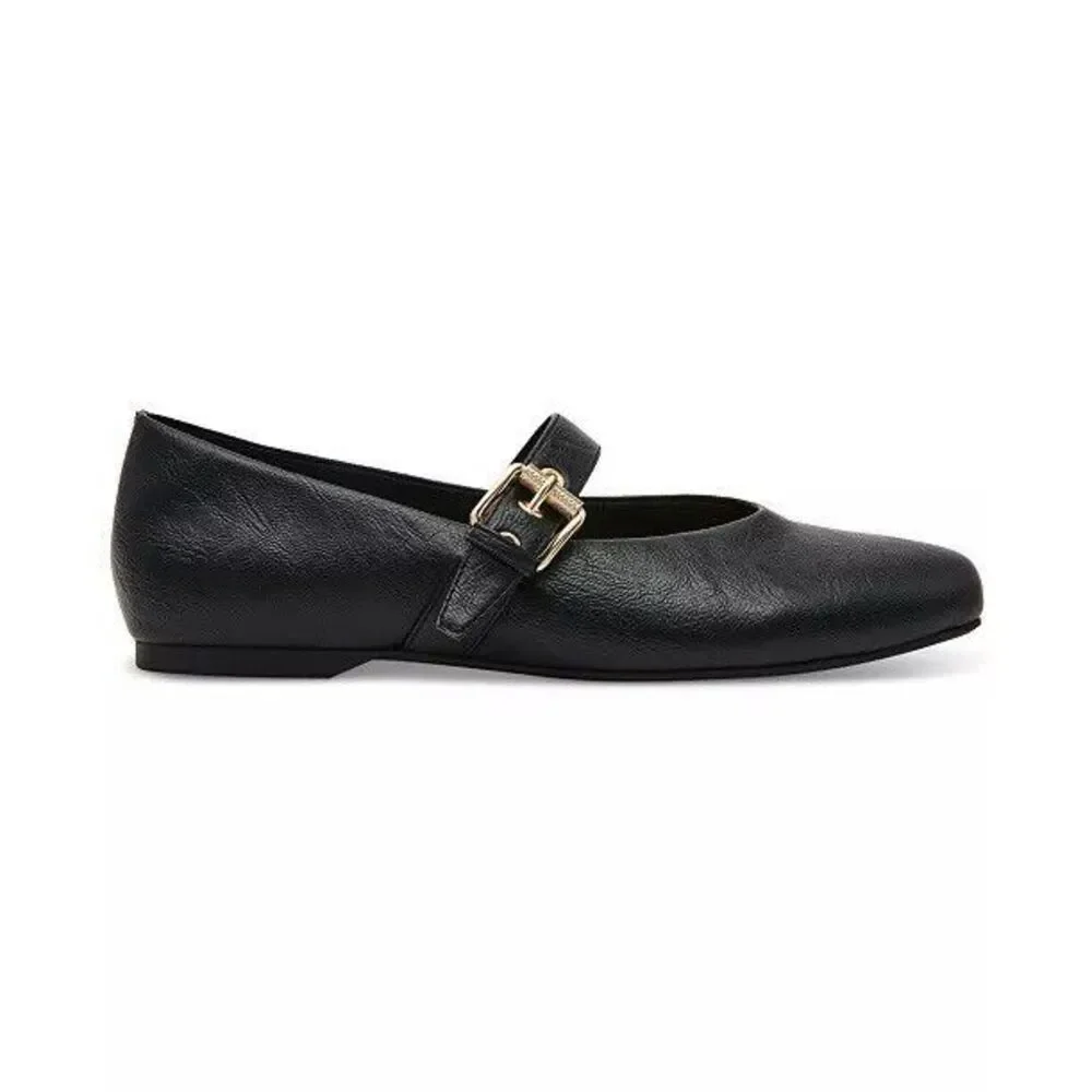 Dolce Vita Women’s Mary Jane Buckle Flats Square Toe Black 10 - Picture 9 of 9